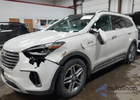 2017 Hyundai Santa Fe Limited Ultimate из США, поврежденный, VIN KM8SR4HF5HU210561